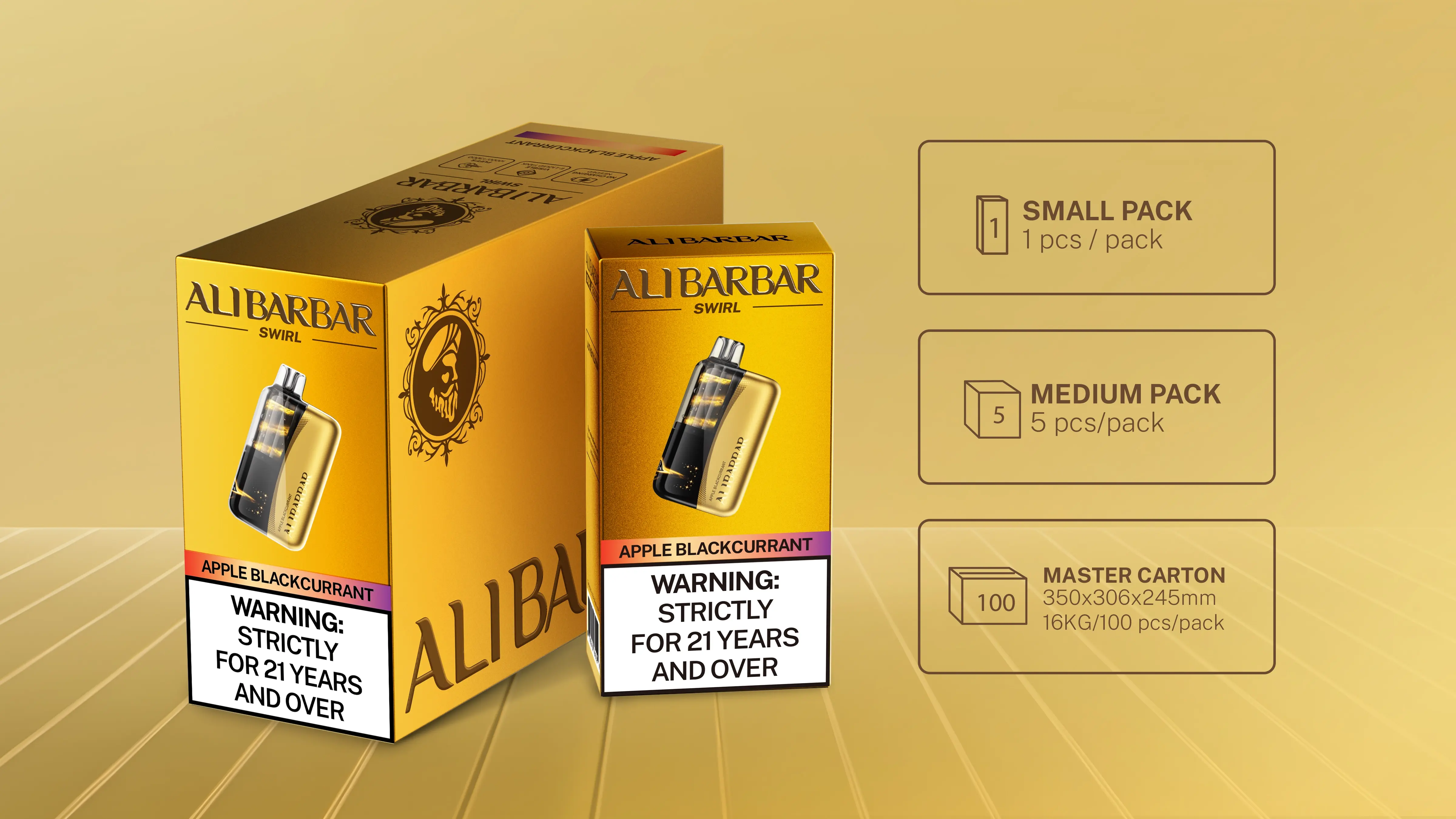 SWIRL Product Packaging