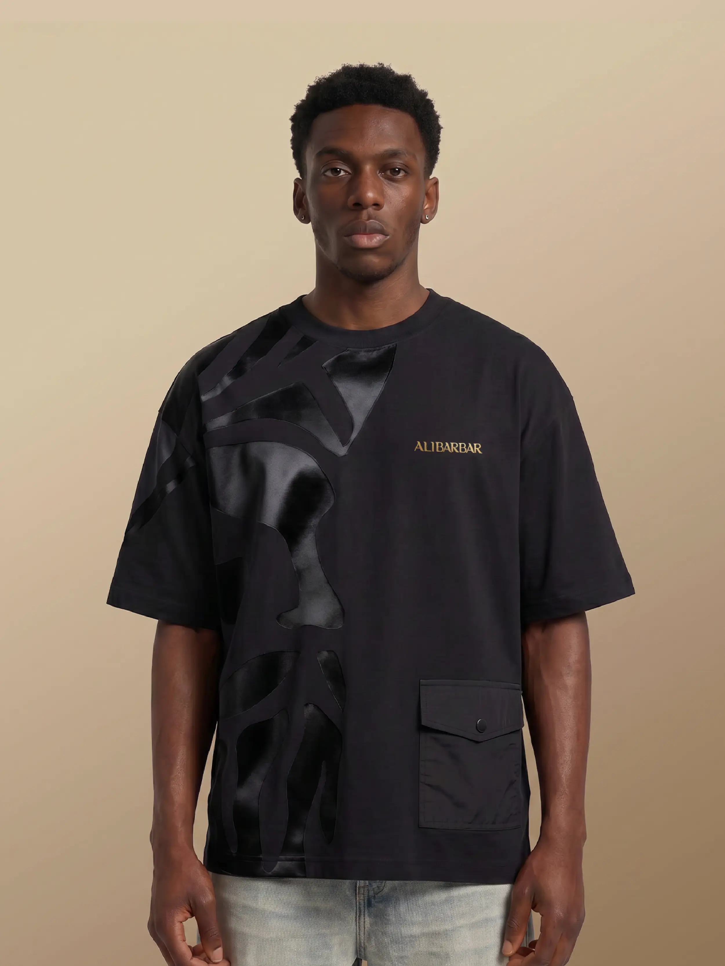 Men's Shadow Print Pocket Tee